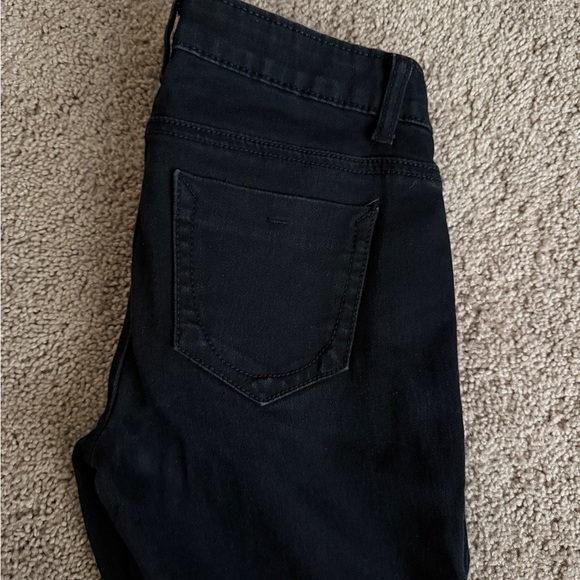 Vanilla Star Jeans Women Size 3 Junior Black Skinny Stretchy Lace Ankle Pants - Picture 11 of 13